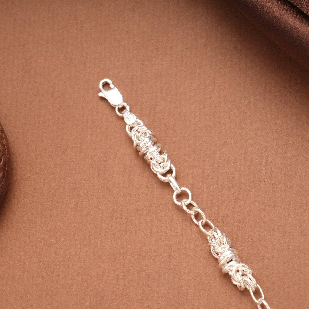 Iconic Italian Design Silver Bracelet