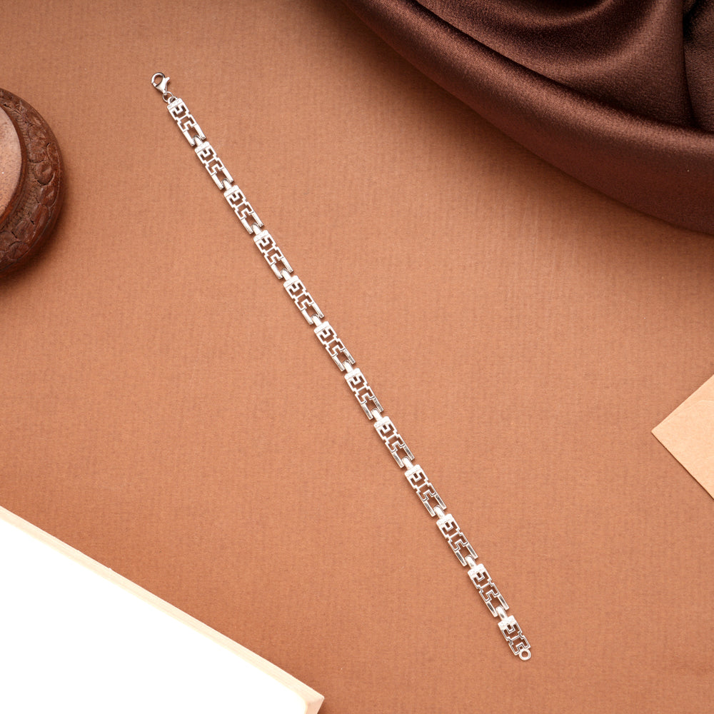 Indo Italian Men’s Silver Bracelet