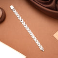 Mechanical Design Silver Bracelet