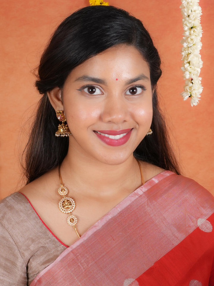 Lakshmi Cylindrical Mugappu Chain