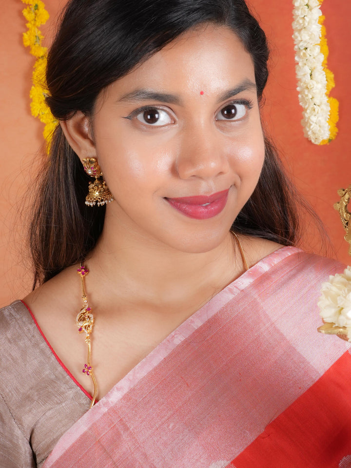 Peacock Mop Mugappu Chain