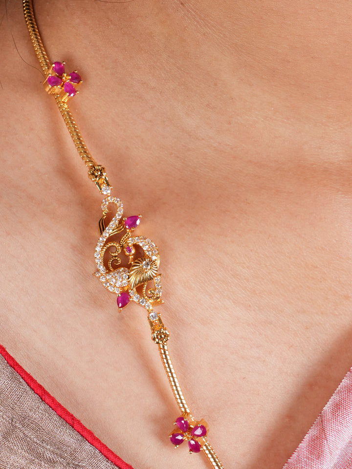 Peacock Mop Mugappu Chain