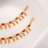 Ruby with Golden Drops Mattal