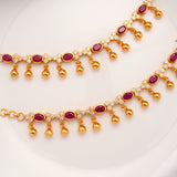 Ruby with Golden Drops Mattal