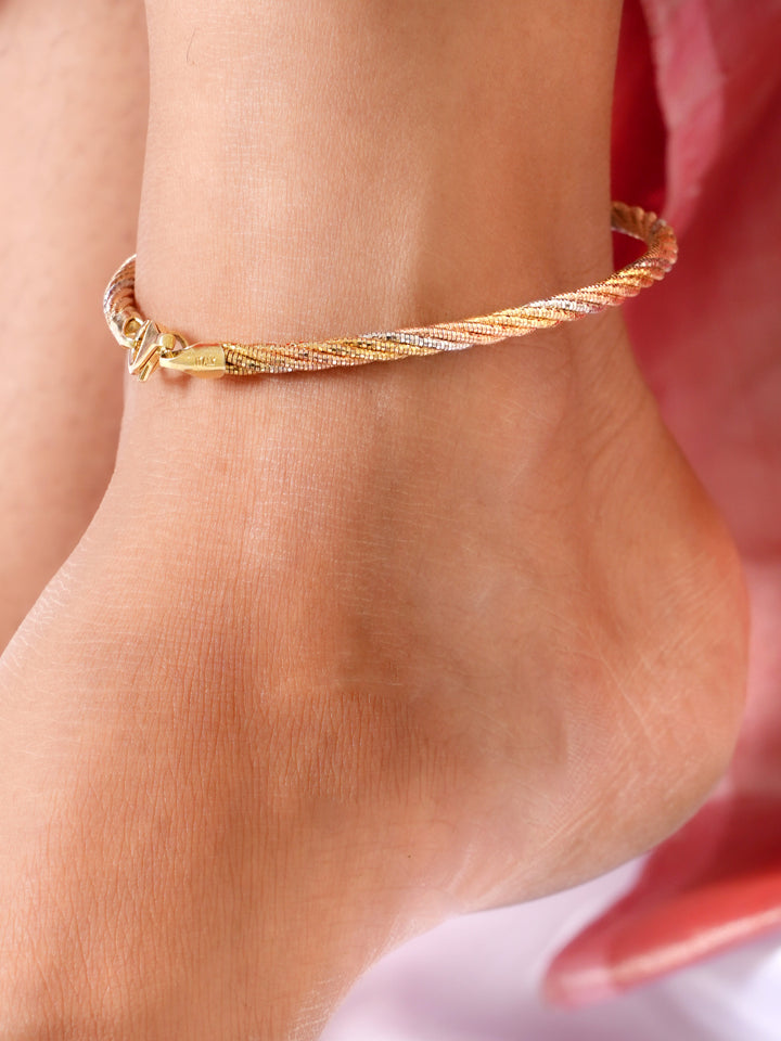 Rosé Mirage Beaded Anklet