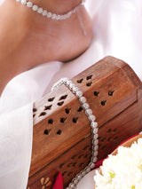 Shining Curve Link Anklet