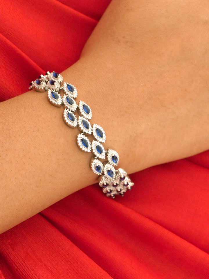 Sapphire Sparkle Marquise Bracelet