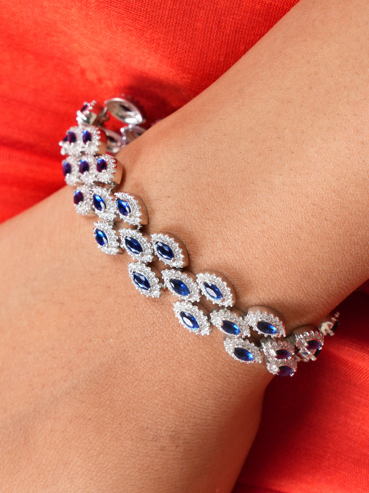 Sapphire Sparkle Marquise Bracelet