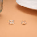 Tiny Three Layer Silver Ear Cuff