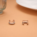 Minimalist Double Band Silver Ear Cuff