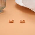 Minimalist Band Design Silver Rose Gold Ear Cuff
