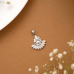 Designed Silver Vinayaga Pendant