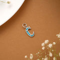 Modern C Design Silver Pendant