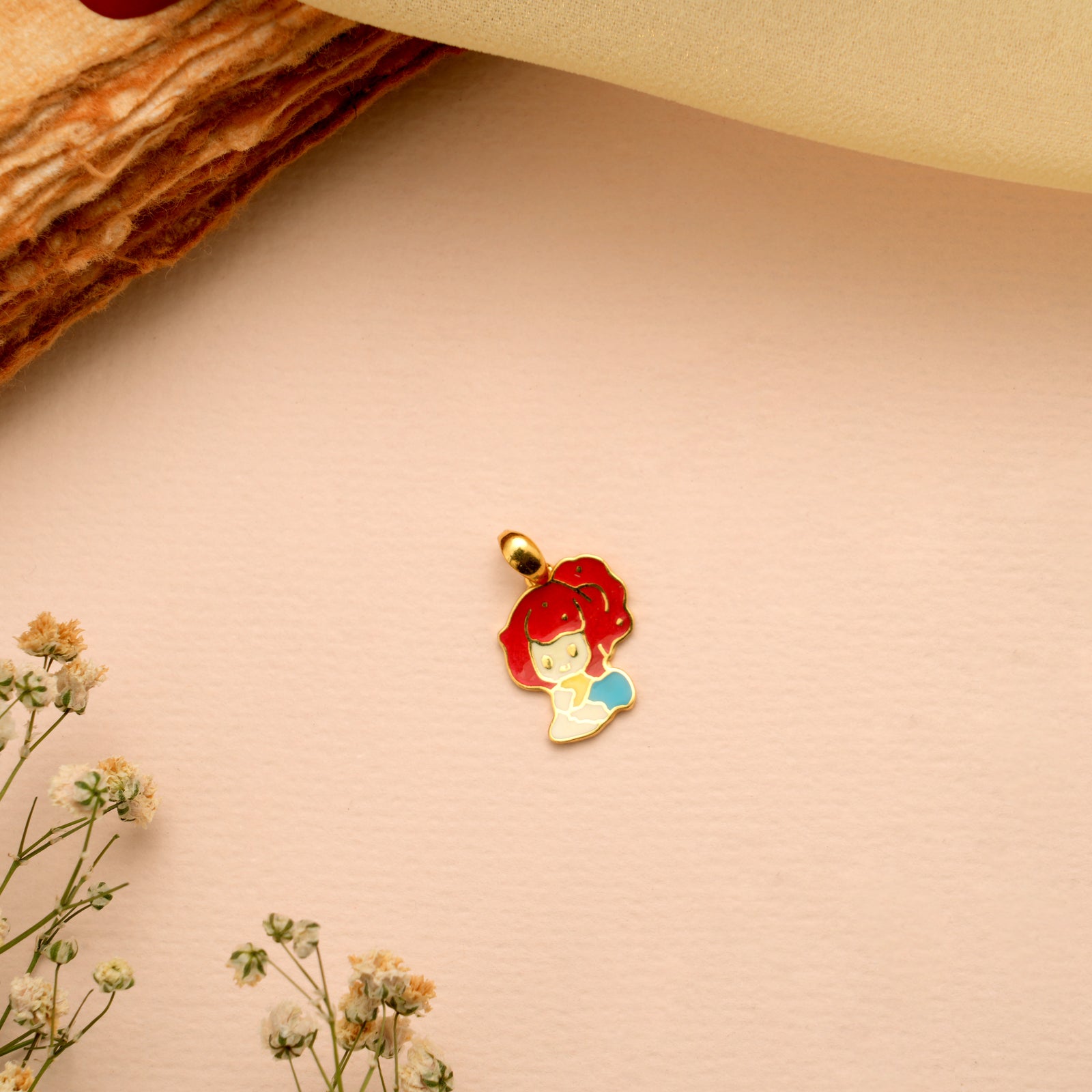 Pretty Baby Toy Gold Pendant
