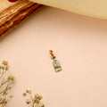 Unique Gold Art Enamel Pendant