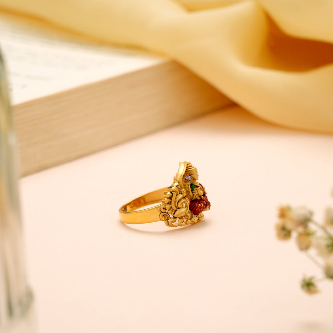 Divine Amman Gold Ring