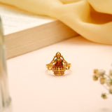 Goddess Lakshmi Devi Gold Ring
