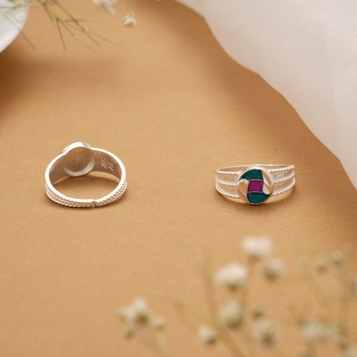 Traditional Design Silver Toe Ring