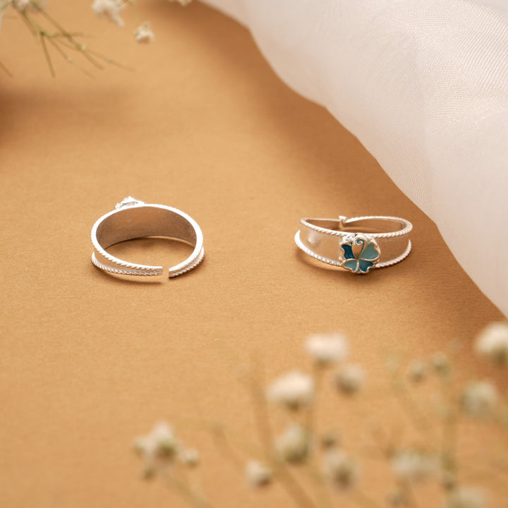 Classic Silver Heart Design Metti