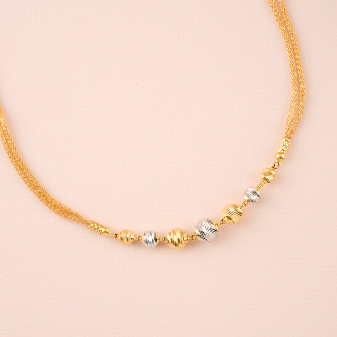 Modern Gold Balls Design Chain