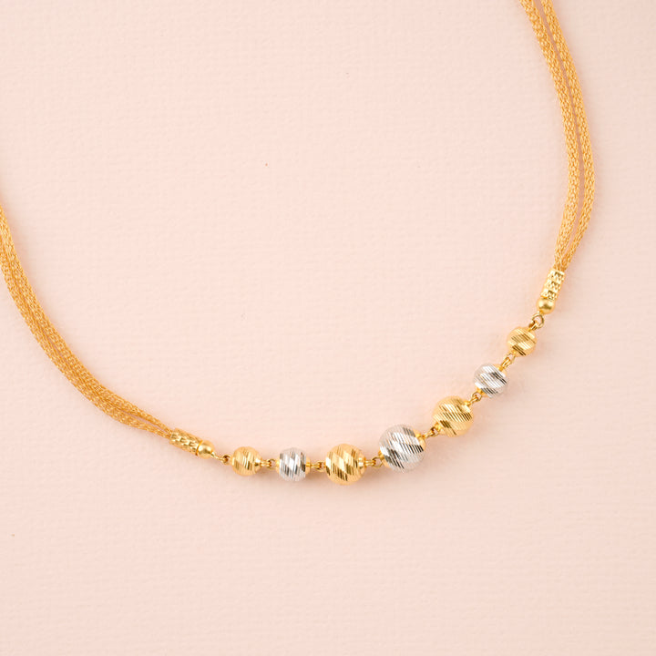 Modern Gold Balls Design Chain