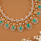 Regal Radiance Swarovski Emerald Necklace
