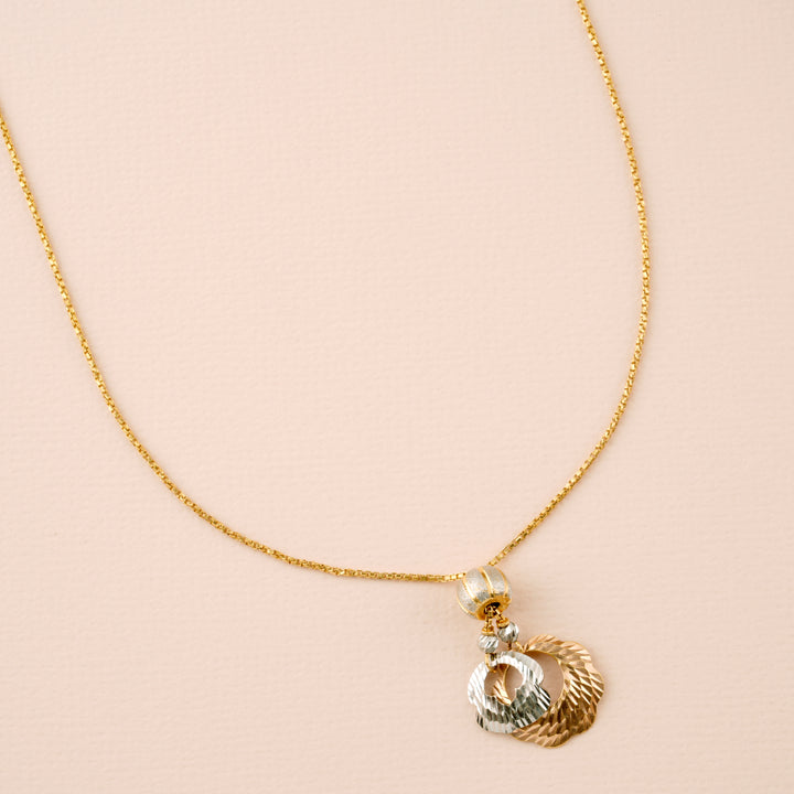 Simple Dual Tone Design Gold Chain