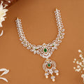 Pearl Blossom Sparkle Swarovski Necklace