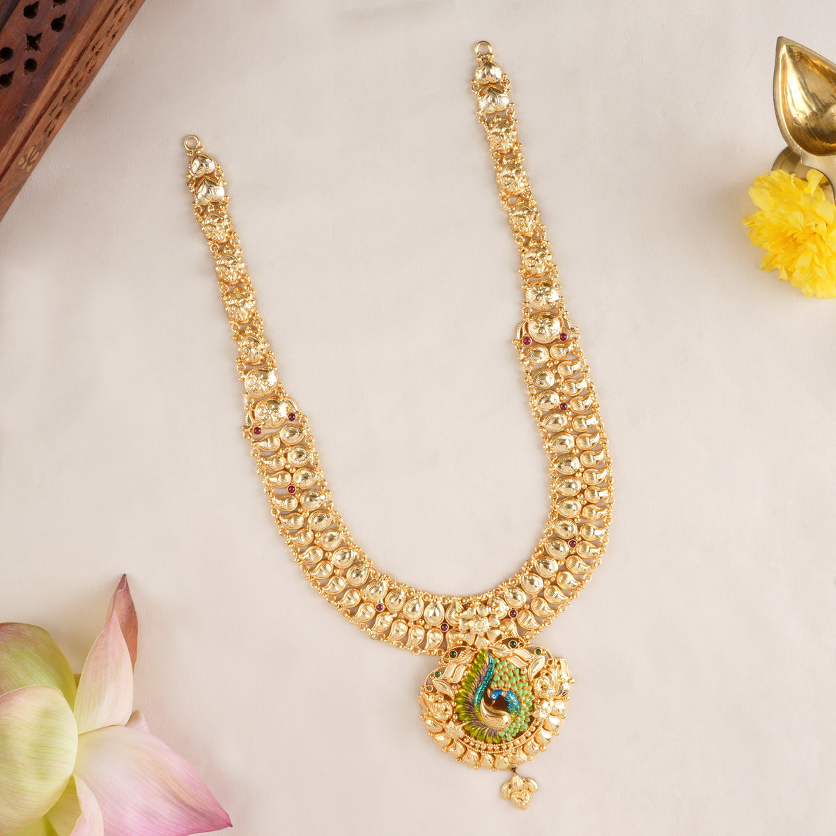 Authentic Peacock Temple Style Haram