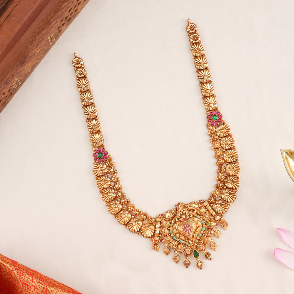 Royal Charm Floral Temple Style Haram