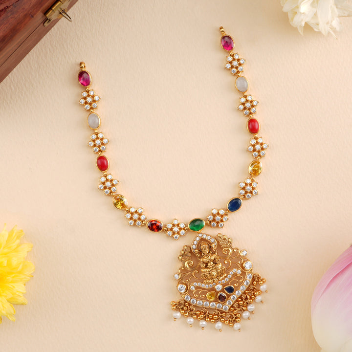 Navaratna Lakshmi with Beads Necklace