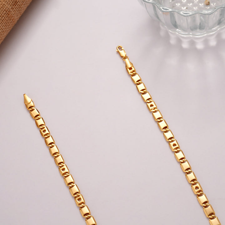 Stylish Nawabi Gold Plated Chain