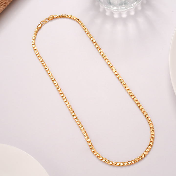 Heritage Heart Link Gold Plated Chain