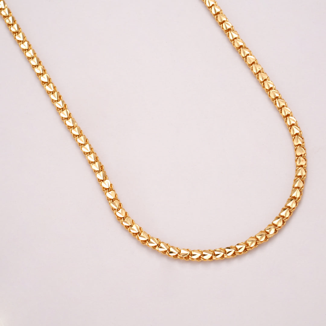 Heritage Heart Link Gold Plated Chain