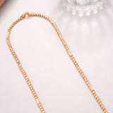Traditional Bold Gold Plated Chain