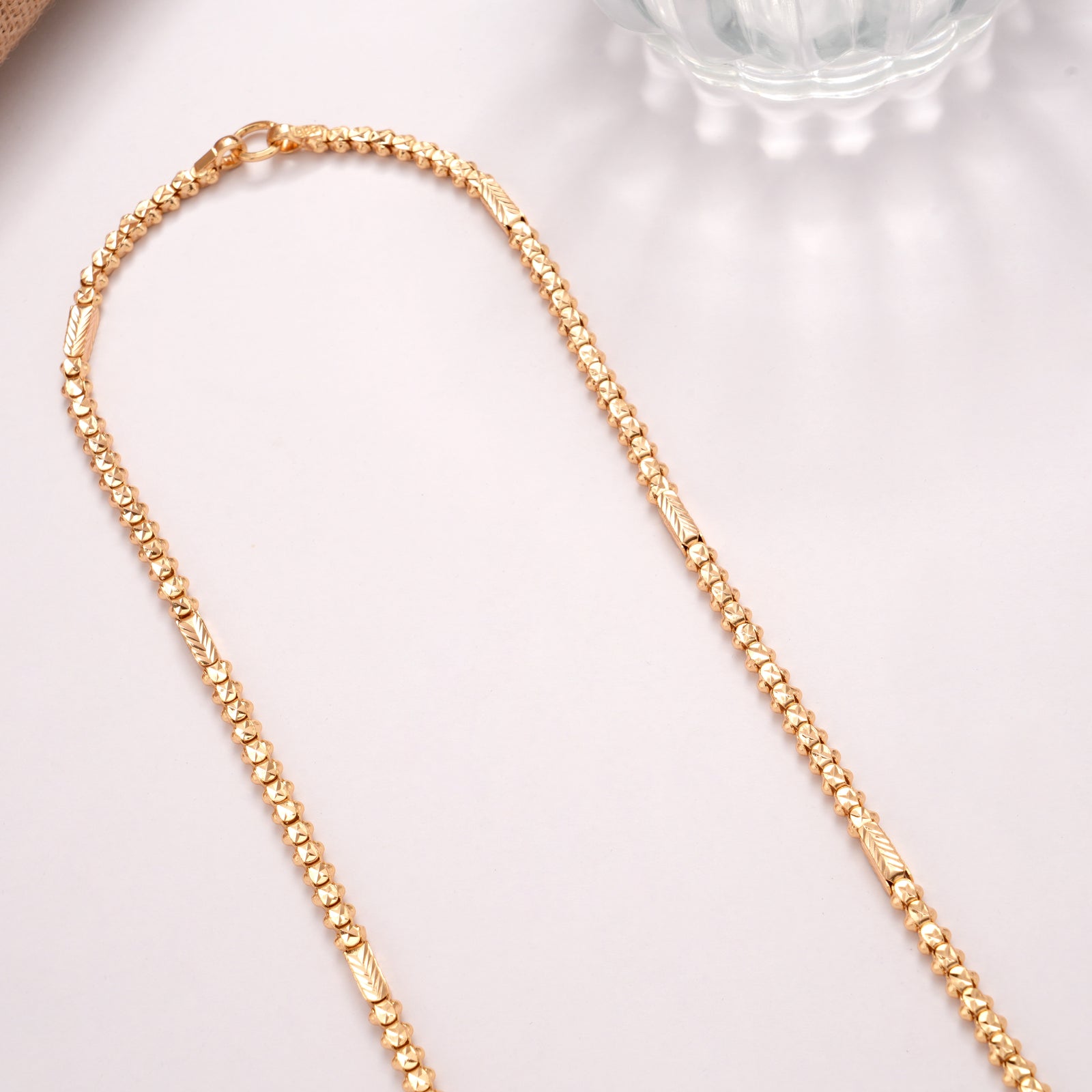 Traditional Bold Gold Plated Chain
