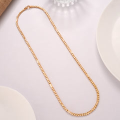 Traditional Bold Gold Plated Chain