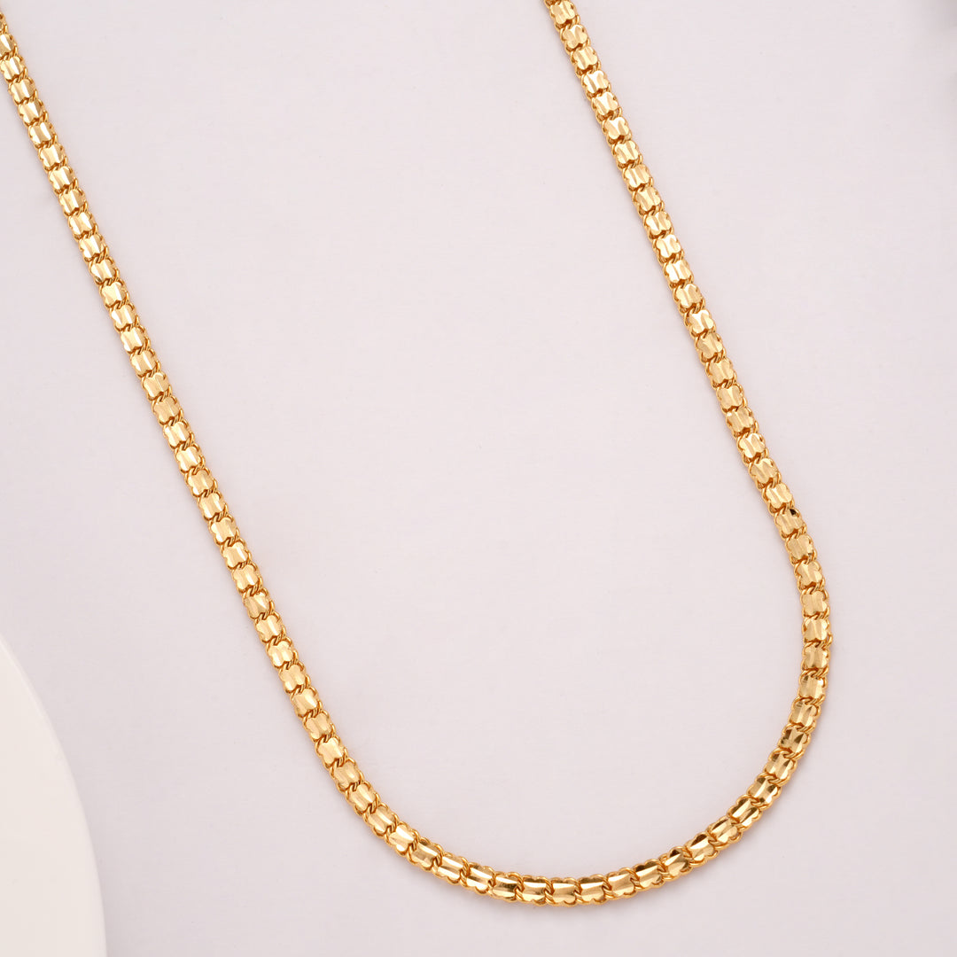 Ethnic Blossom Design Golden Chain