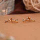 Minimalist crawler gold side stud