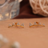 Minimalist crawler gold side stud