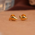 Simple Mango Motif Gold Side Studs