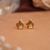 Minimal Handbag Gold Side Studs