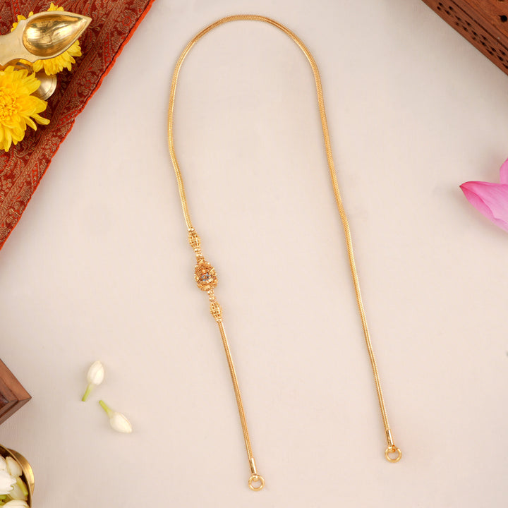 Divine 2 in 1 Lotus Lakshmi Mugappu Chain