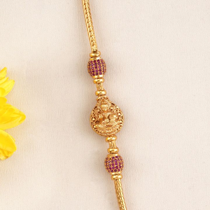 Sacred Glow Lakshmi Mugappu Chain