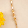 Classic Golden Beaded Mugappu Chain