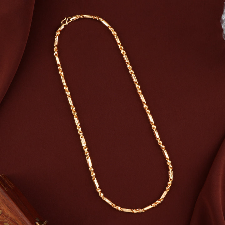 Royal Diamond Cut Silver Gold Plated Chain