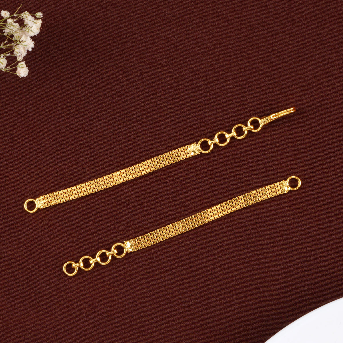 Detachable Silver Back Chain