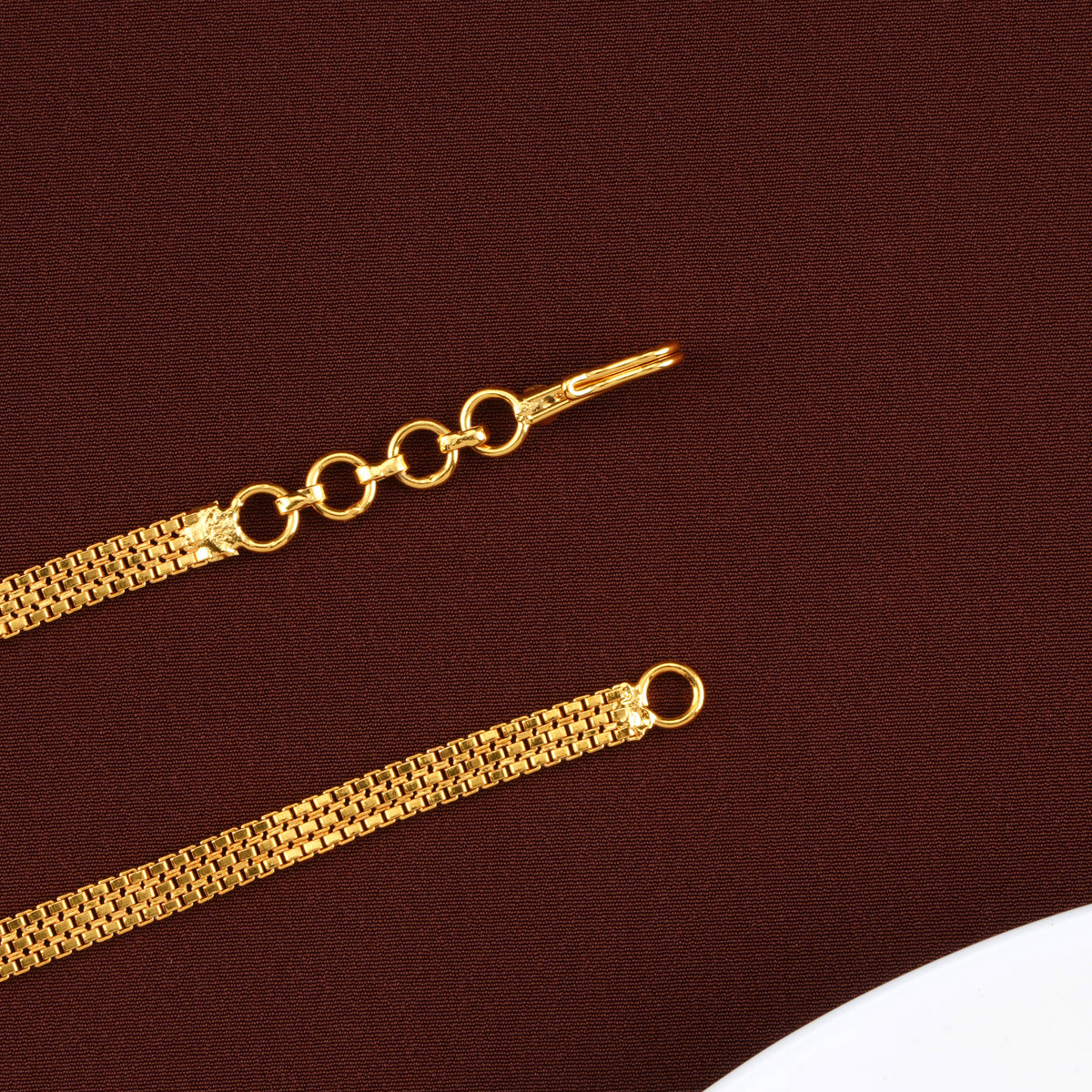 Detachable Silver Back Chain