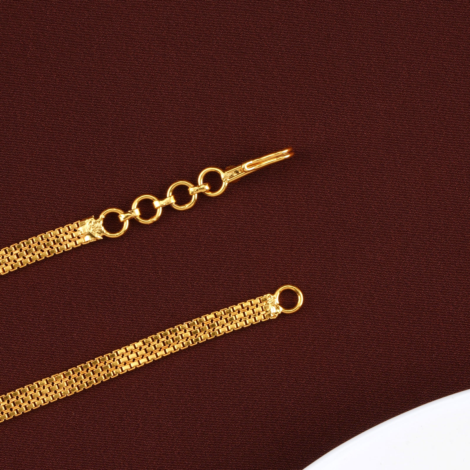 Detachable Silver Back Chain