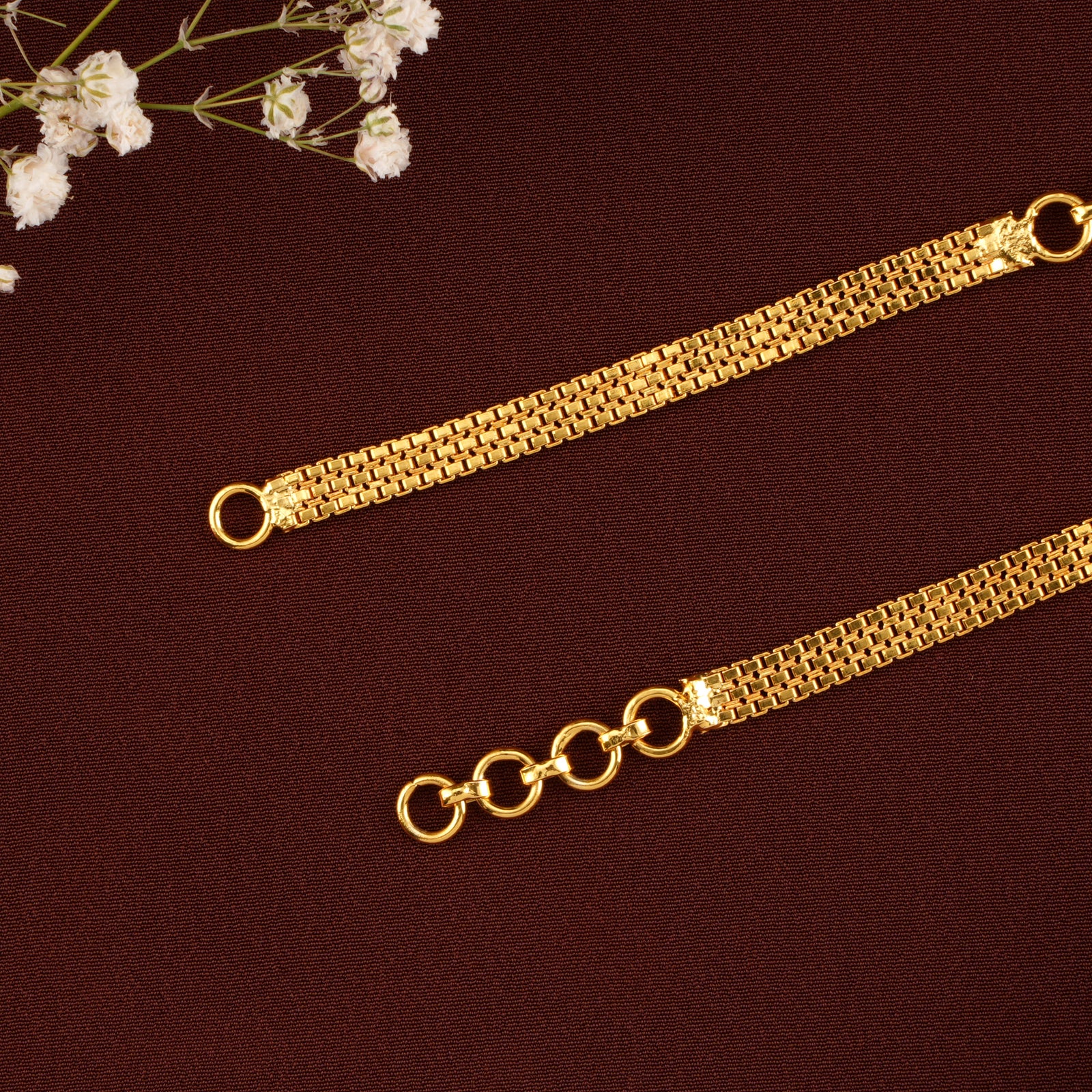 Detachable Silver Back Chain
